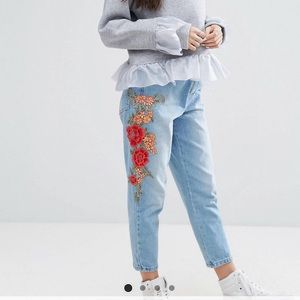 KUBBAN petite embroidered jeans... fabu, darling!